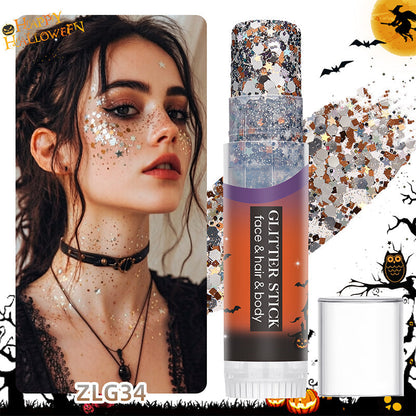 Halloween Rotary Body Glitter Stick