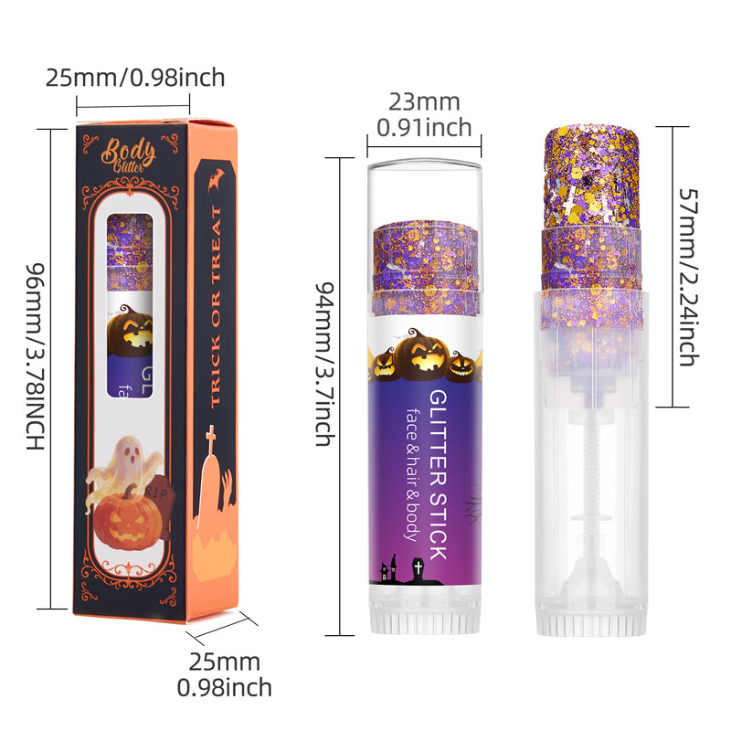 Halloween Rotary Body Glitter Stick
