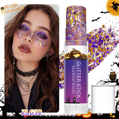 Halloween Rotary Body Glitter Stick