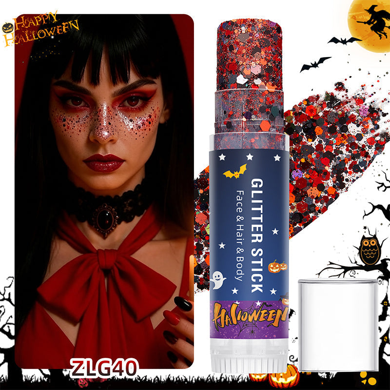 Halloween Rotary Body Glitter Stick