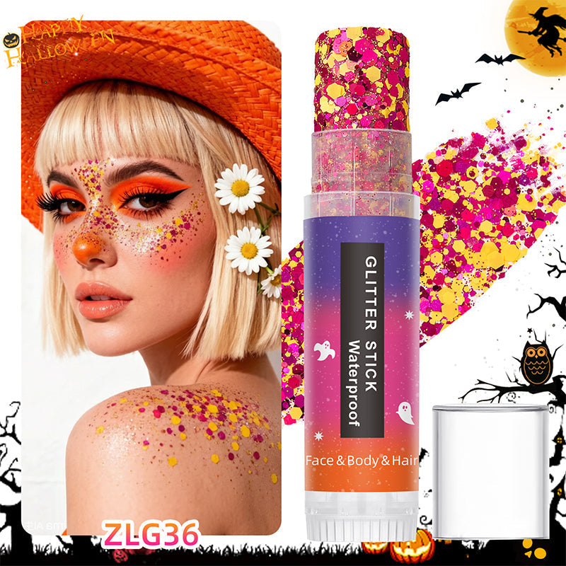 Halloween Rotary Body Glitter Stick