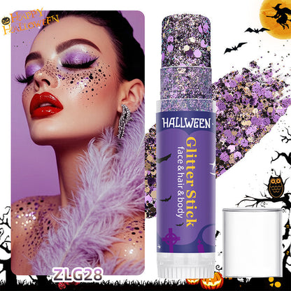 Halloween Rotary Body Glitter Stick