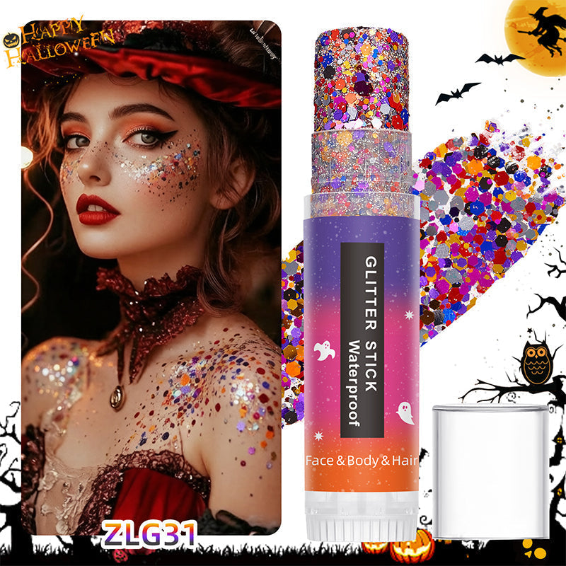 Halloween Rotary Body Glitter Stick