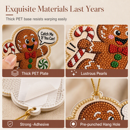 Christmas Pearl Art Hanging Ornament DIY Kit