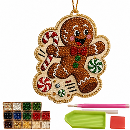 Christmas Pearl Art Hanging Ornament DIY Kit