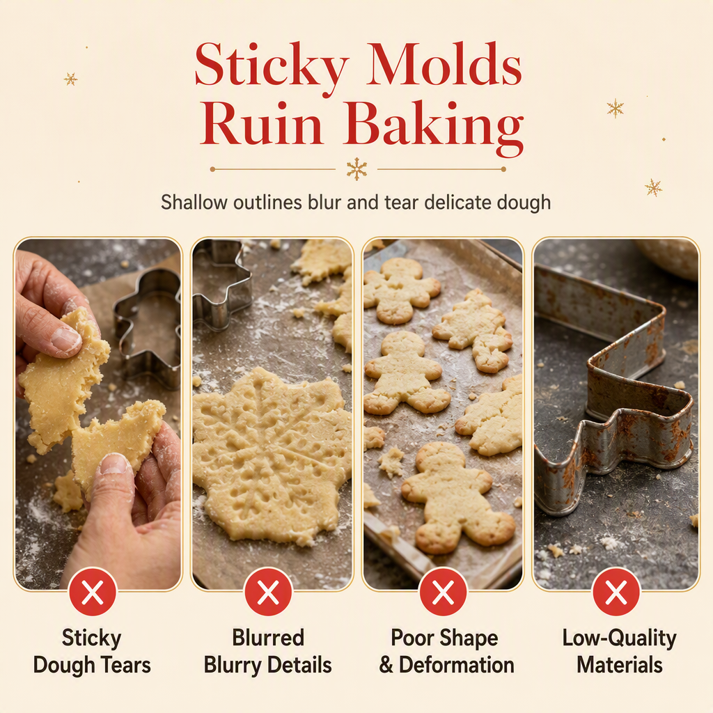 Christmas Cookie Cutter Mold Set
