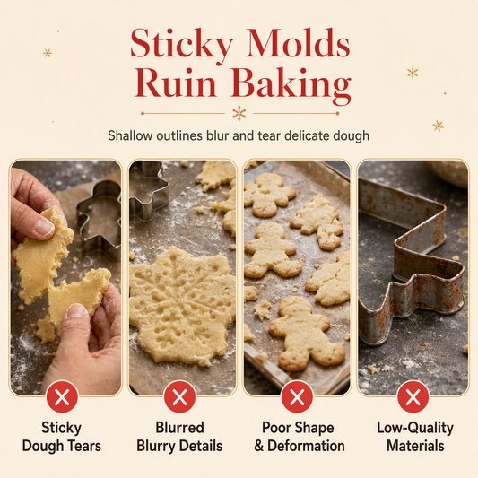Christmas Cookie Cutter Mold Set