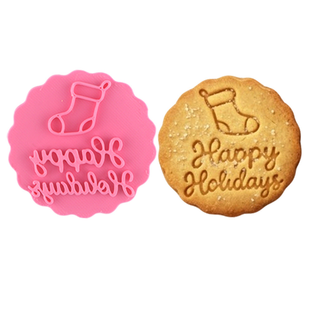 Christmas Cookie Cutter Mold Set