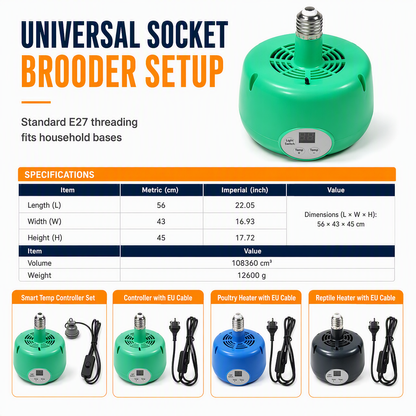 ⏳Intelligent Temperature Control Brooder Heater🐣🌡️