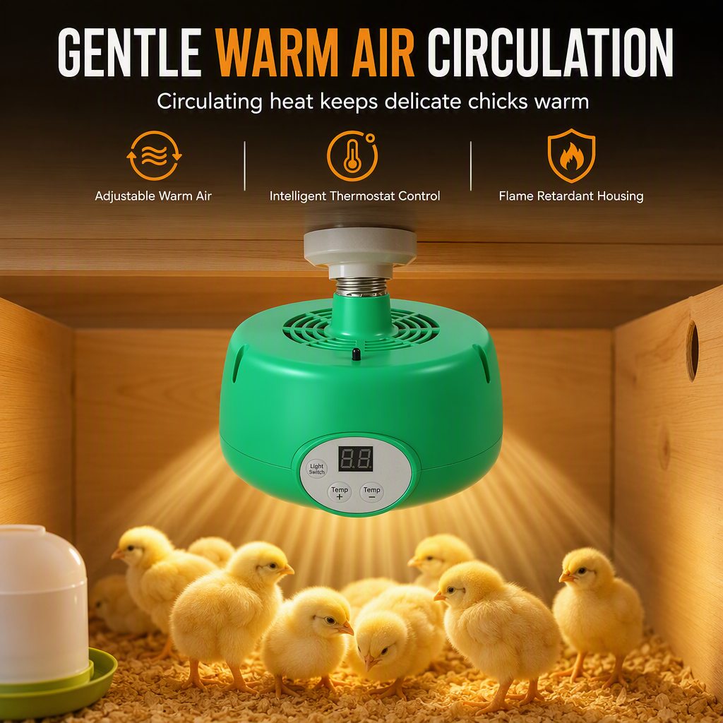 ⏳Intelligent Temperature Control Brooder Heater🐣🌡️