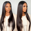 Long Straight Middle Part Synthetic Wig