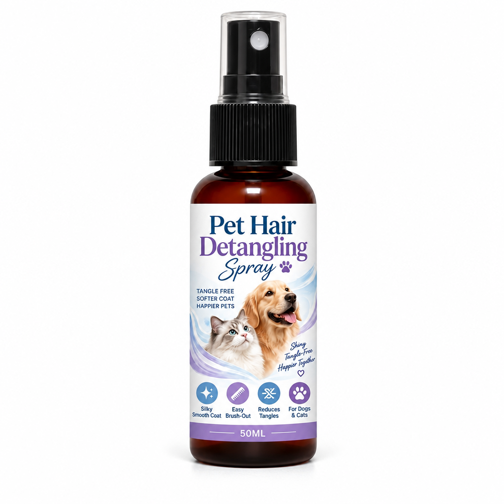 Remove Mats & Shine Instantly! Pet Detangling Spray