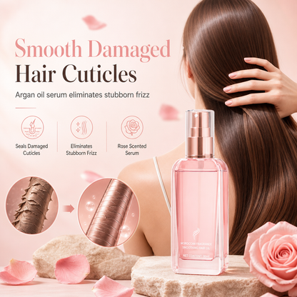 🔥Smooth Damaged Hair Instantly! Moroccan Hair Oil Spray