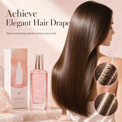 🔥Smooth Damaged Hair Instantly! Moroccan Hair Oil Spray
