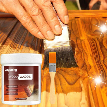 Scomeri Wood Cleaner & Polish 3.5 Oz- Comes with Premium Brush