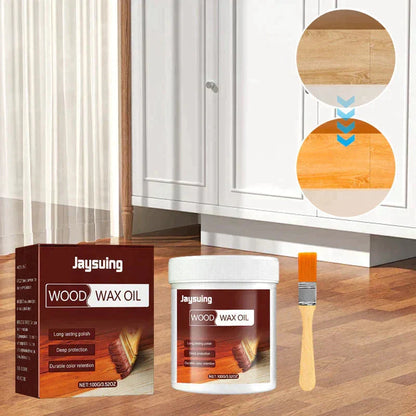 Scomeri Wood Cleaner & Polish 3.5 Oz- Comes with Premium Brush