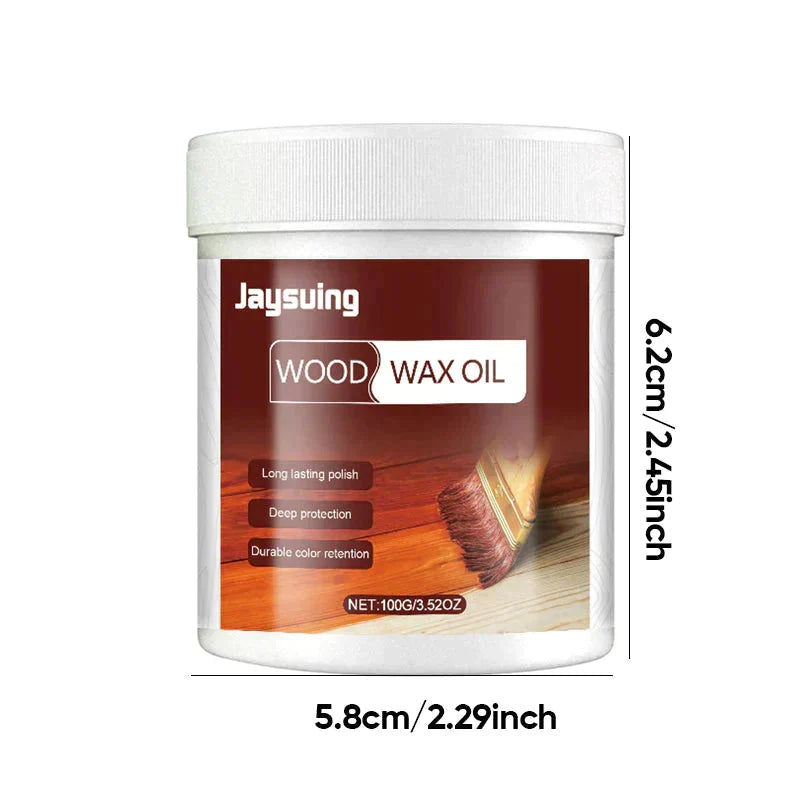 Scomeri Wood Cleaner & Polish 3.5 Oz- Comes with Premium Brush