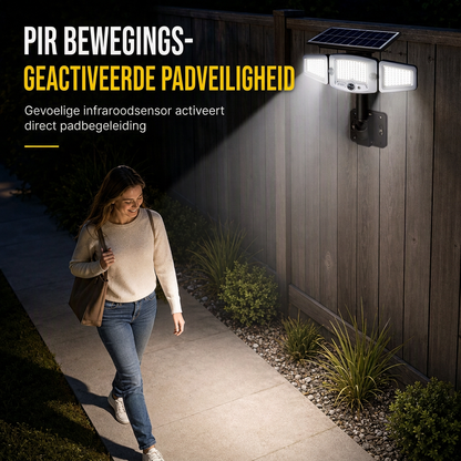 3-Head Solar Motion Sensor Light