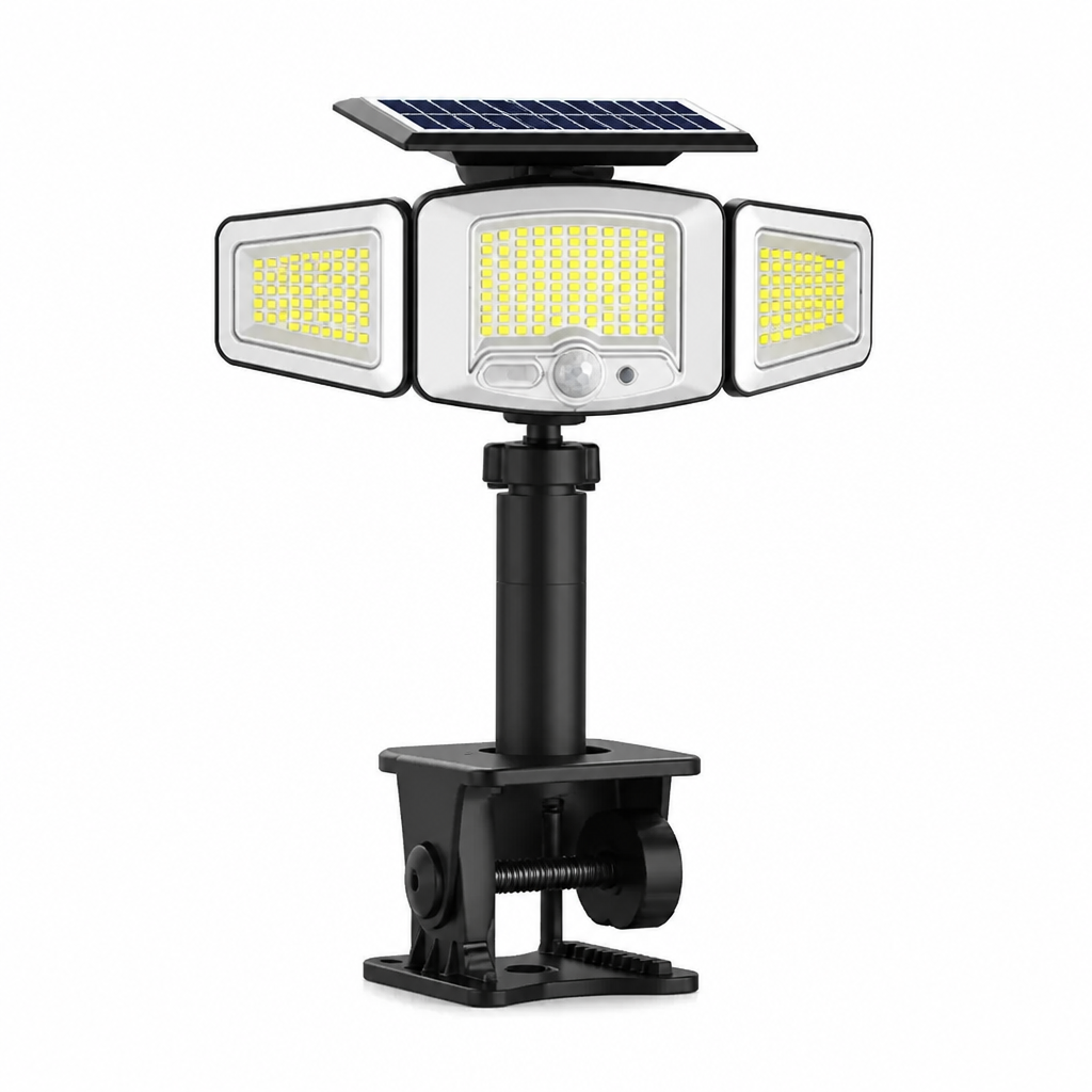 3-Head Solar Motion Sensor Light
