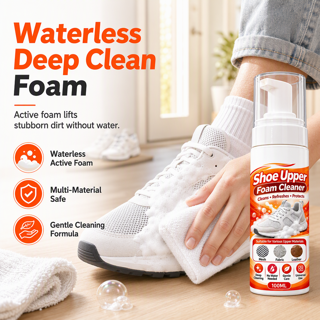 Scomeri 👟 Rinse-Free Shoe Foam Cleaner