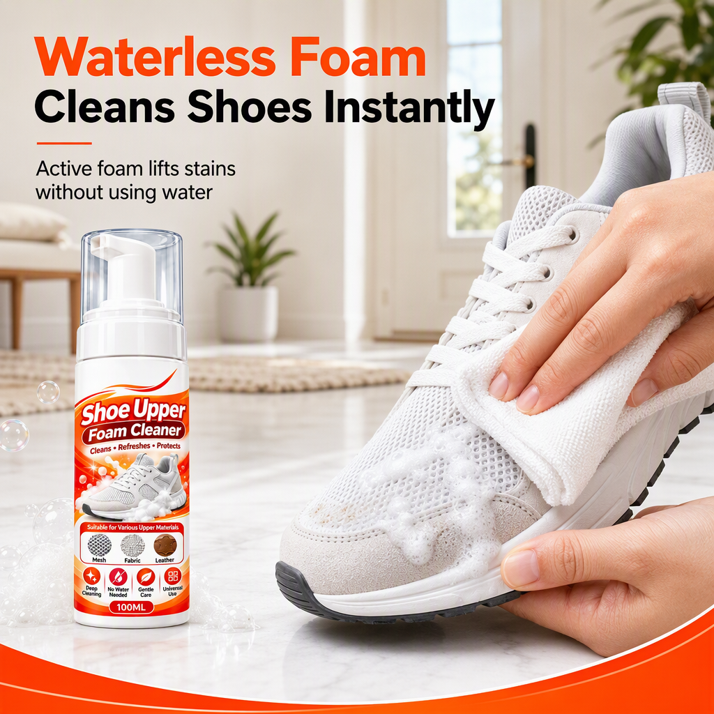 Scomeri 👟 Rinse-Free Shoe Foam Cleaner