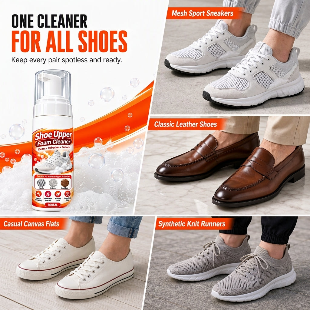 Scomeri 👟 Rinse-Free Shoe Foam Cleaner