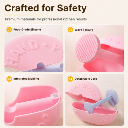 Scomeri Cute Donut Silicone Heat-Resistant Pinch Mitts
