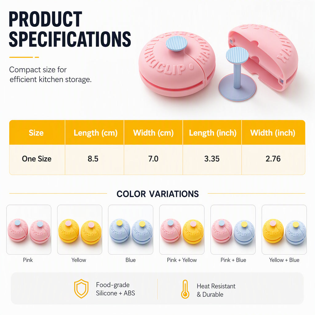 Scomeri Cute Donut Silicone Heat-Resistant Pinch Mitts