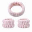 Soft Wrist Washbands and Hair Tie Set for Women