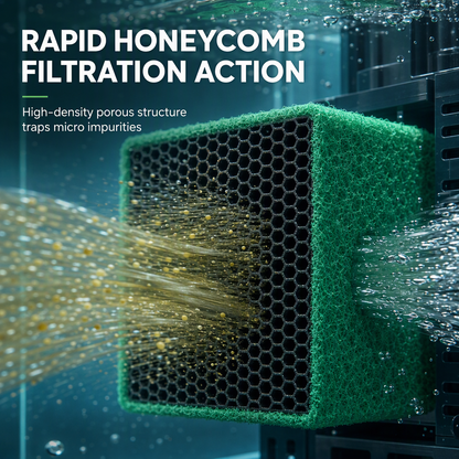 🐠 Activated Carbon Filter Cube – Honeycomb filtration for clear water 🛡️
