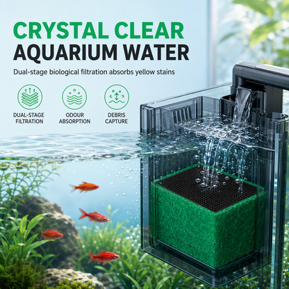 🐠 Activated Carbon Filter Cube – Honeycomb filtration for clear water 🛡️