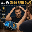 💈 Cologne Scented Men's Hair Wax Pomade 130g, Matte Finish Strong Hold Volumizing Hair Styling Wax, Water Soluble Long Lasting Hair Paste