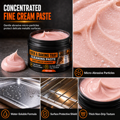 🔥Erase Burnt Grease Instantly! Heavy-Duty Cleaning Paste