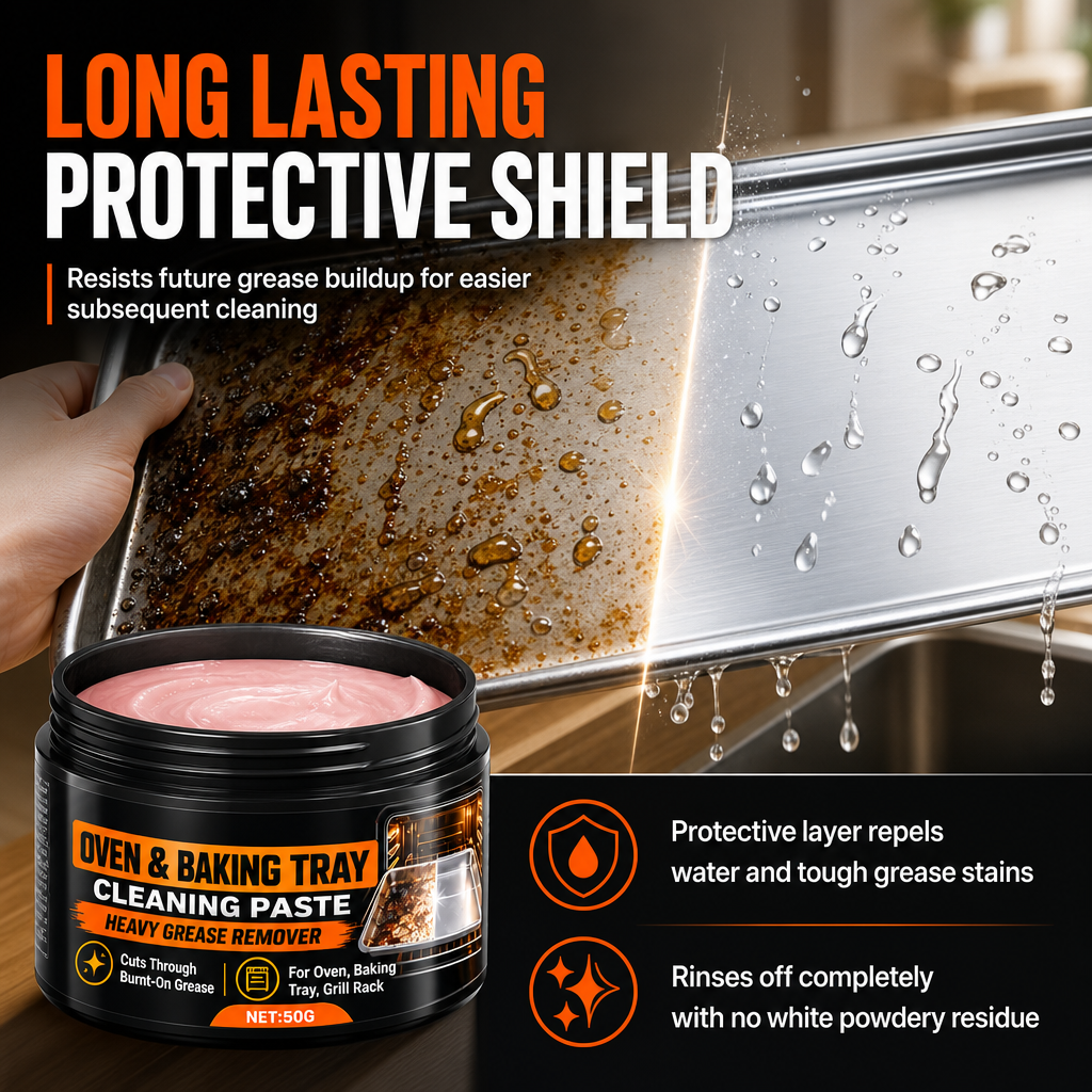 🔥Erase Burnt Grease Instantly! Heavy-Duty Cleaning Paste