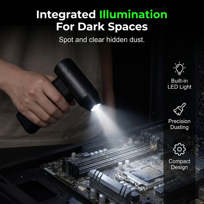 🌀  Portable Turbo Fan – Rechargeable & Powerful ✨