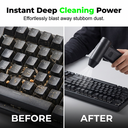 🌀  Portable Turbo Fan – Rechargeable & Powerful ✨