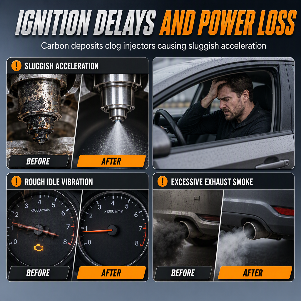 ⛽ Car System Cleaner Additive – Deep Injector Cleanse, Carbon Deposit Removal & Restore Lost MPG 🔧