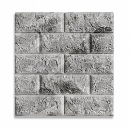 ⏳Time-Limited Special⏰Self-Adhesive 3D Tile Panels – Brick texture, waterproof & 16 colours ✨