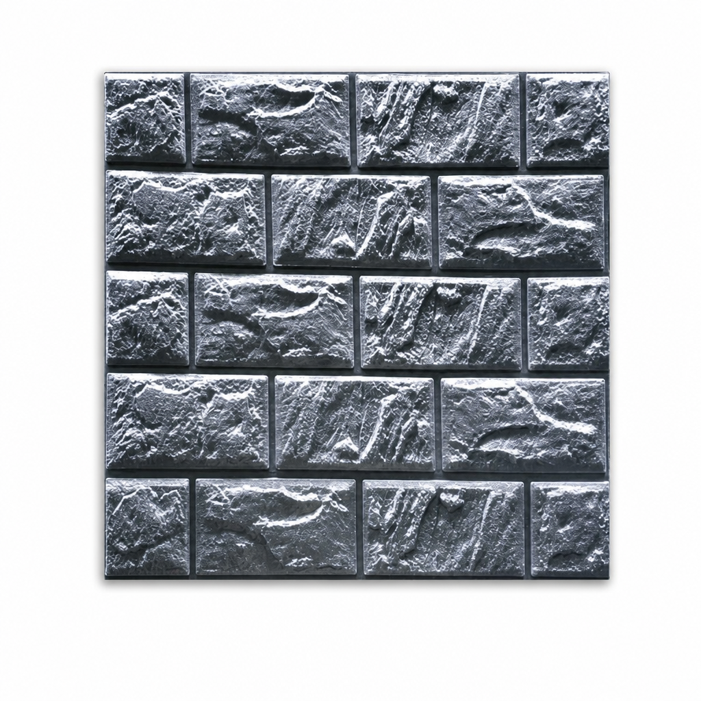 ⏳Time-Limited Special⏰Self-Adhesive 3D Tile Panels – Brick texture, waterproof & 16 colours ✨