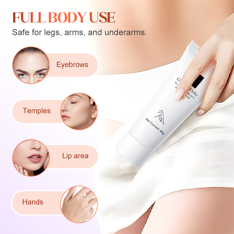 Gentle Hair Removal Cream for Smooth & Silky Skin