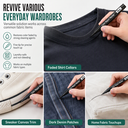 🖊️ Fabric Color Restoration Pen for Cotton & Linen