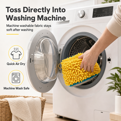 2-in-1 Portable Dog Paw Cleaner with Drying Towel