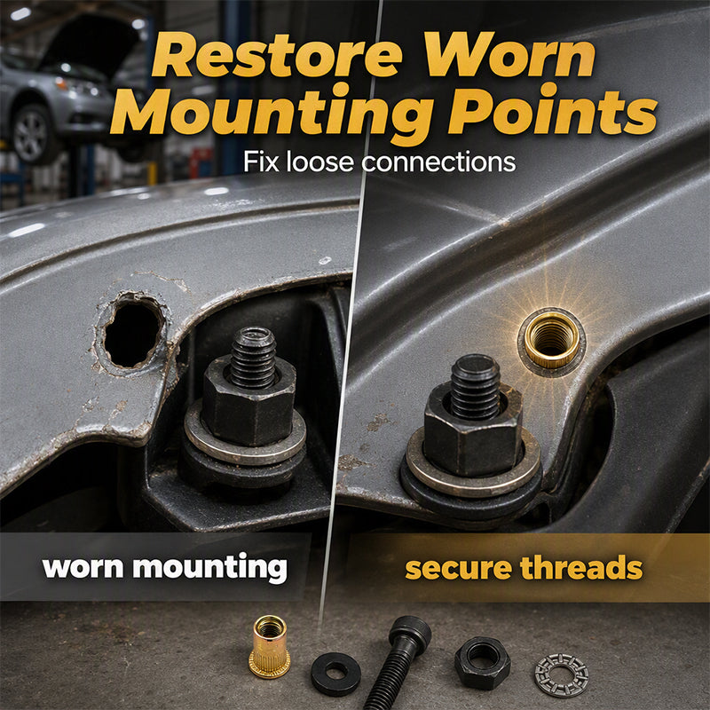 Rivet Nut Assortment Kit for Automotive Repair