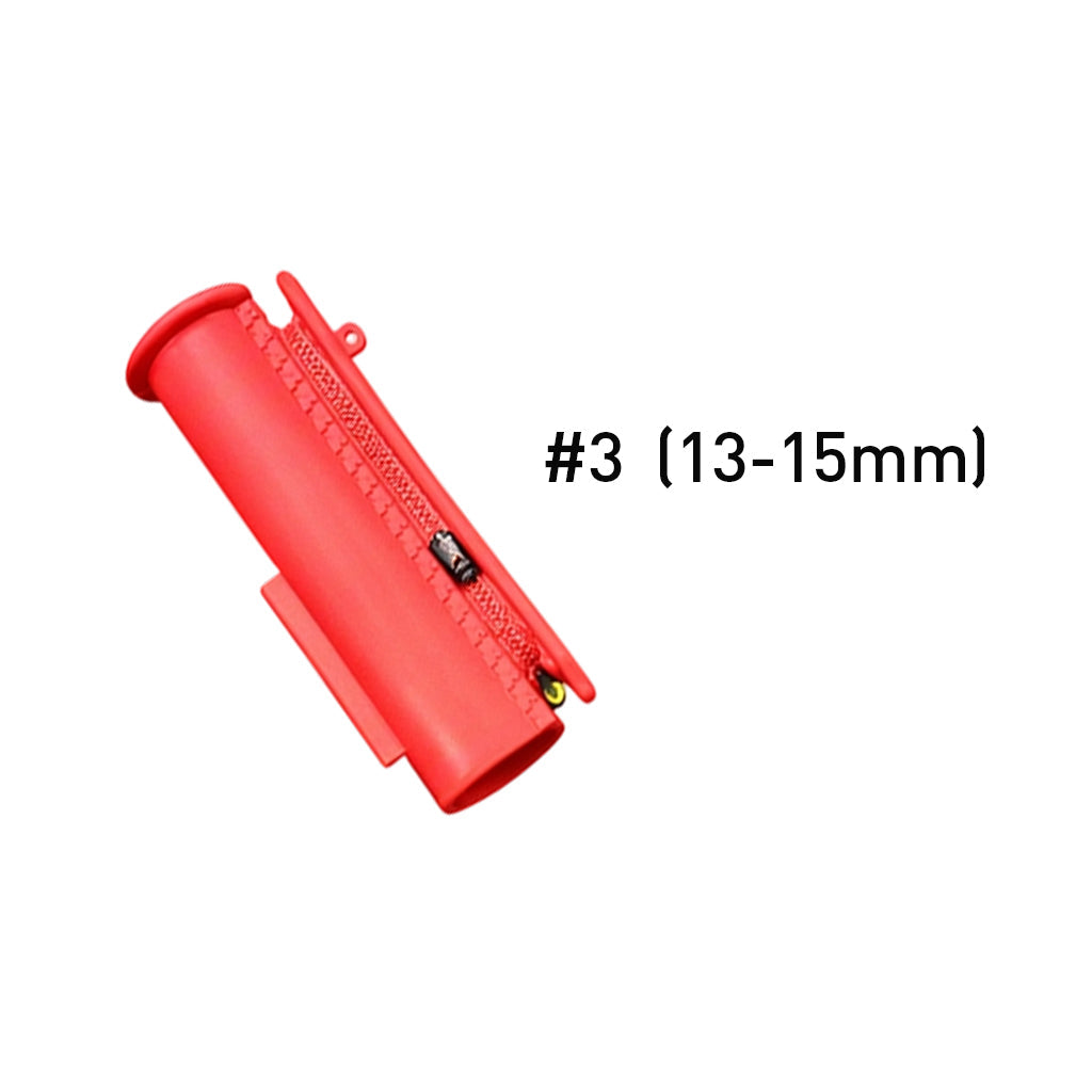 Integrated Silicone Fishing Rod Tip Protector and Line Winder