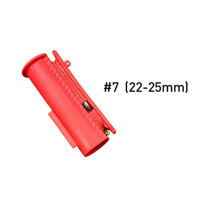 Integrated Silicone Fishing Rod Tip Protector and Line Winder