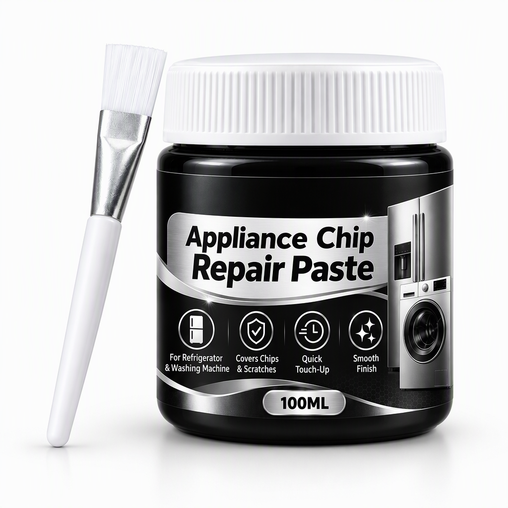 Restore Appliance Scratches Instantly! Silver & Black Repair Paste