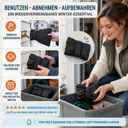 Outdoor Faucet Cover for Winter Freeze Protection