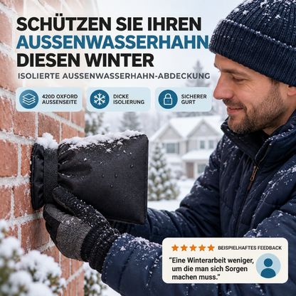 Outdoor Faucet Cover for Winter Freeze Protection