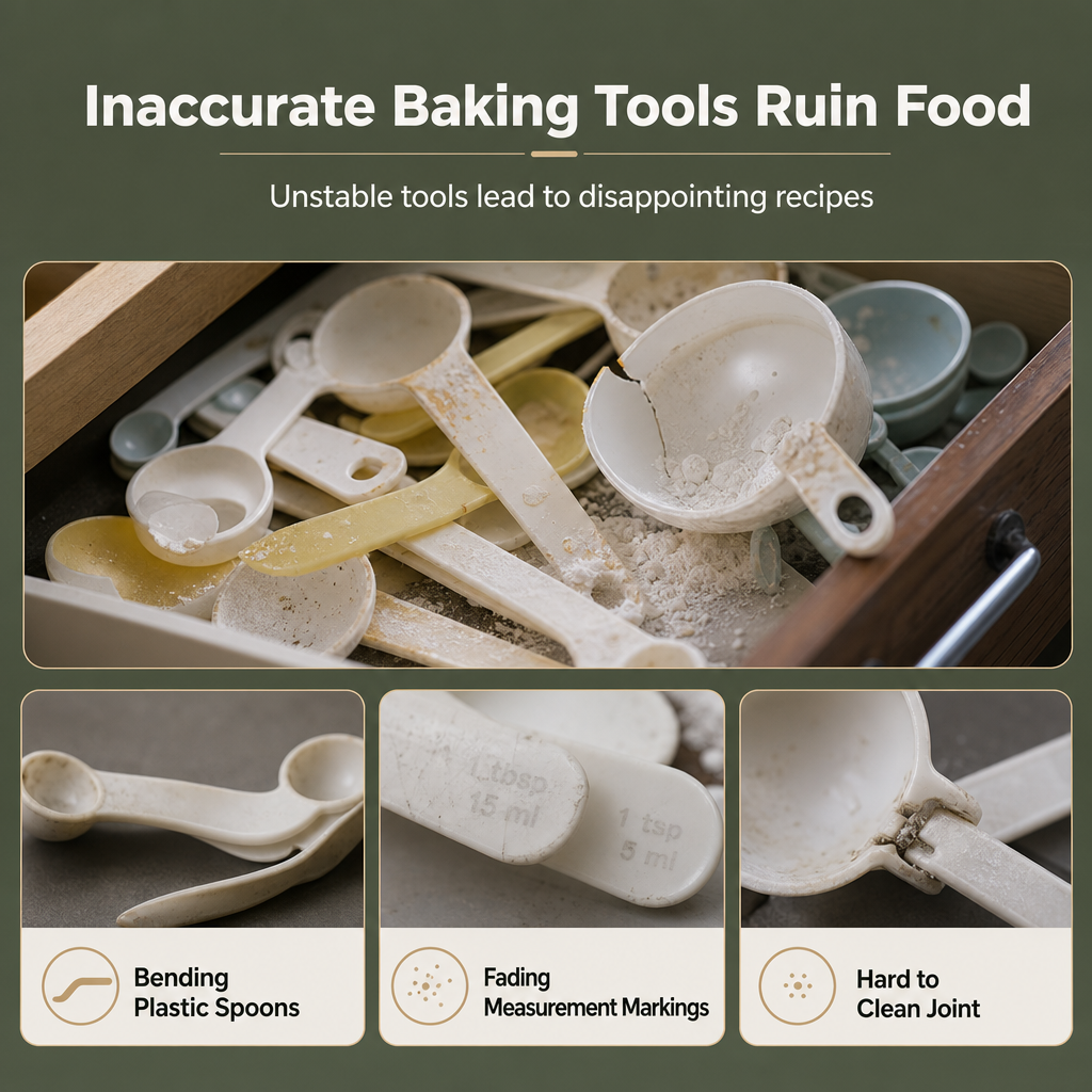 Stainless Steel Dual-Sided Measuring Spoon