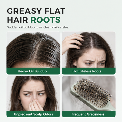 Rinse-Free Hair Cleansing Wipes for Waterless Hair Washing